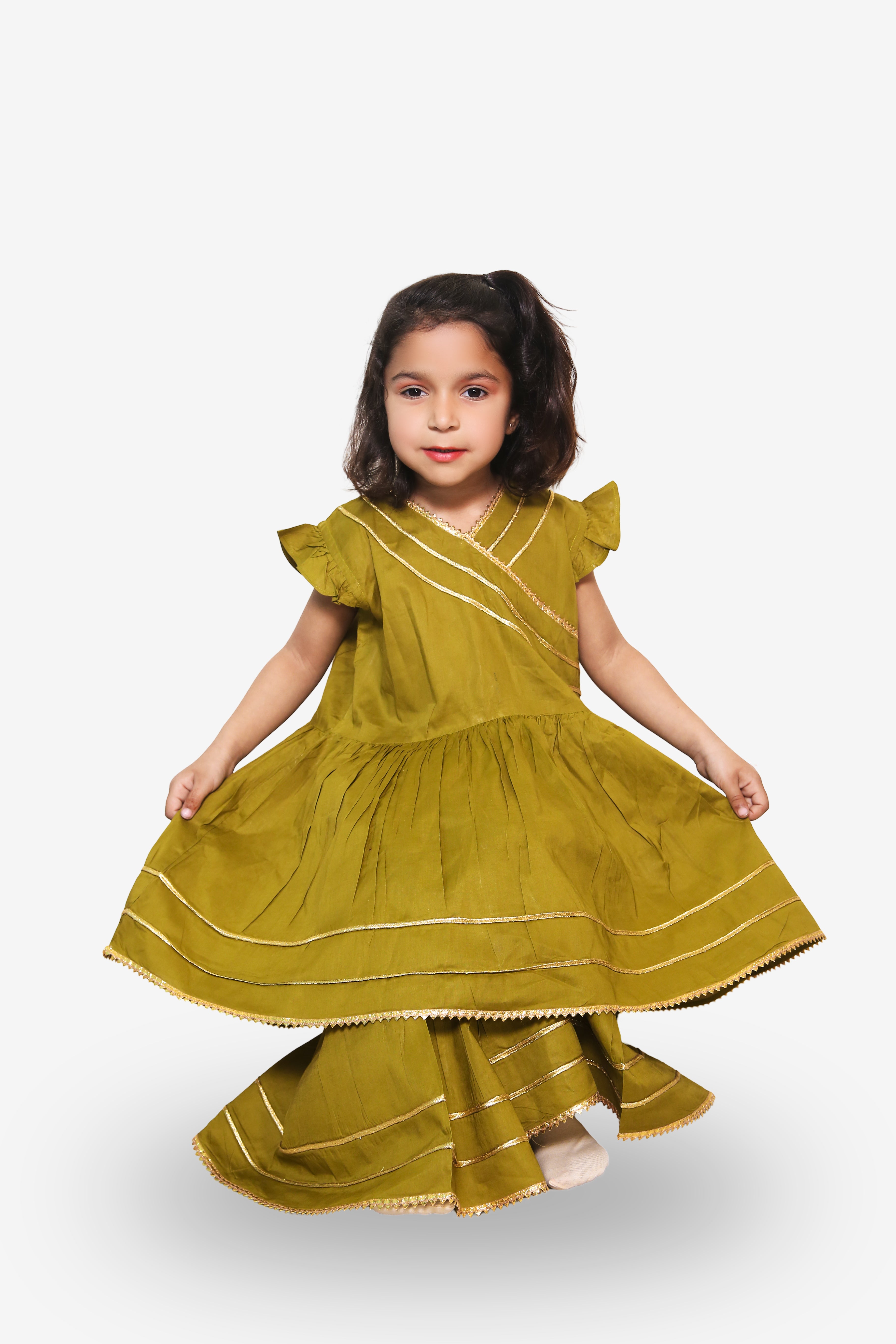 ETHNIC GIRLS GHARARA SET