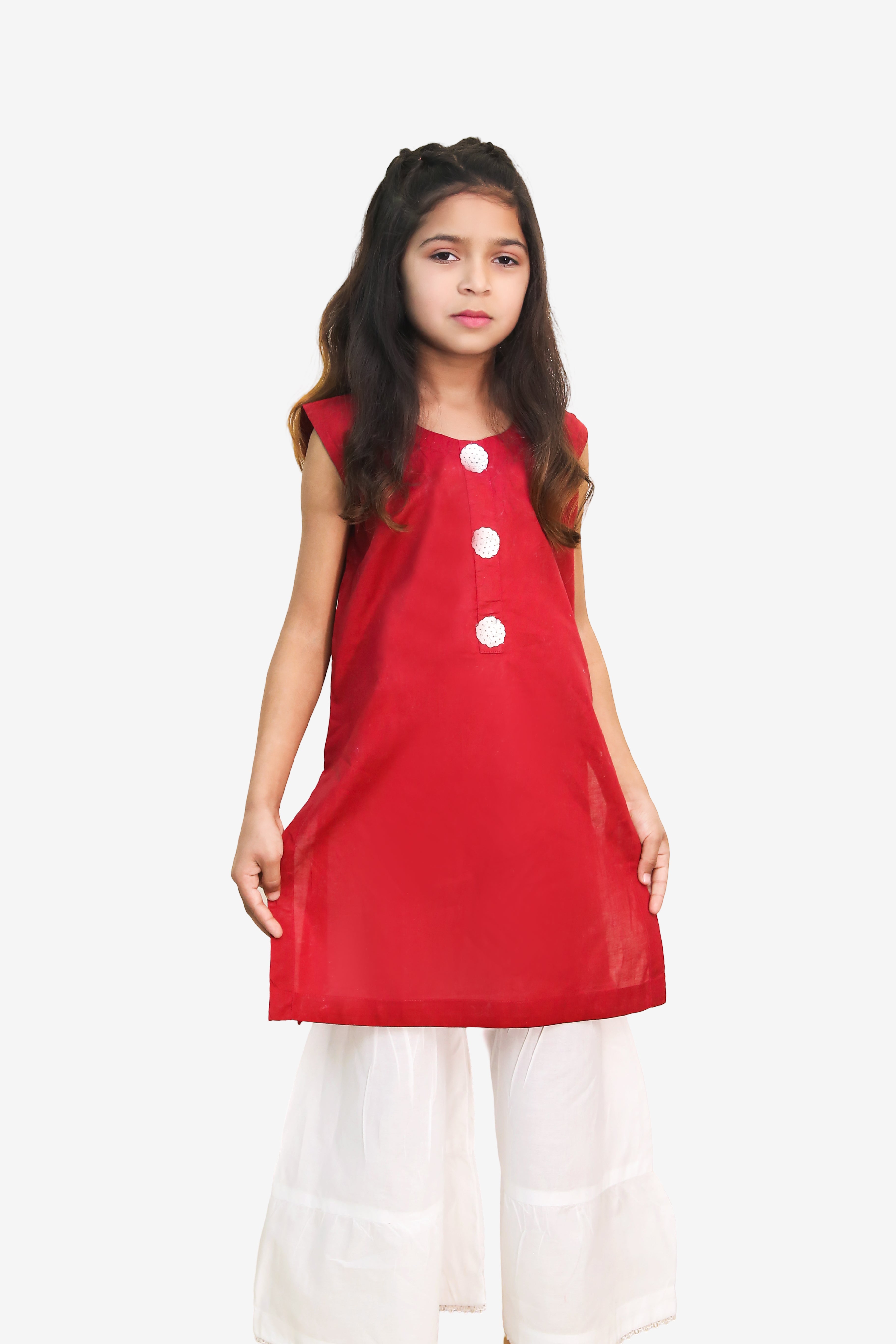 SCARLET CHARM GIRLS PALAZZO SET