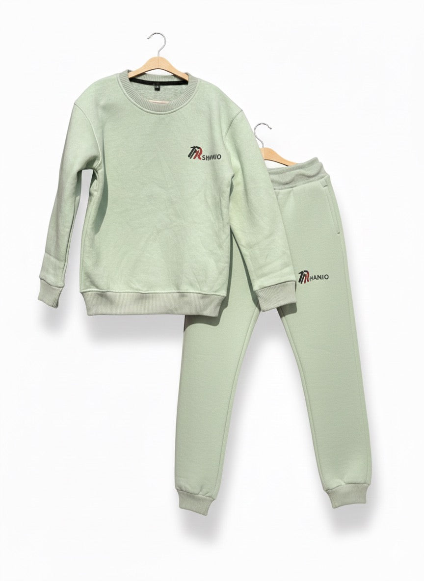Mint Cloud Fleece Set